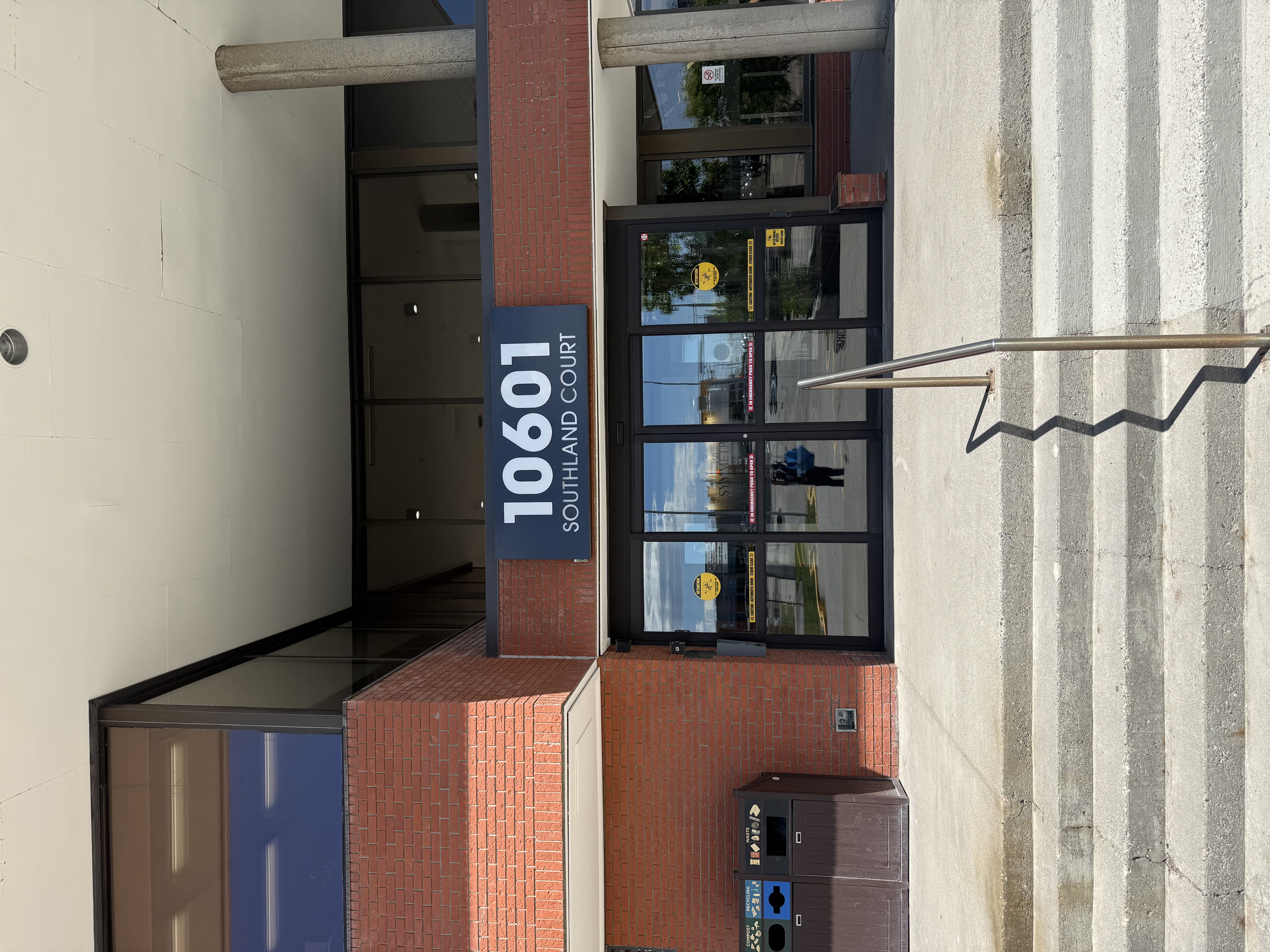 Healing Journey Collective building entrance at 10601 Southland Court SW, Calgary